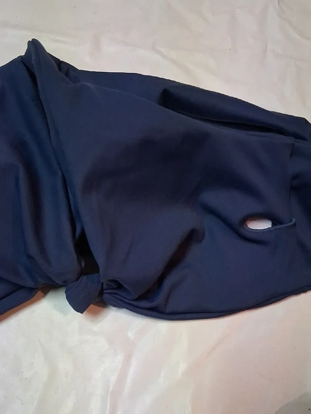 Women’s Navy Blue V-Front Bikini Set Size Small NWOT